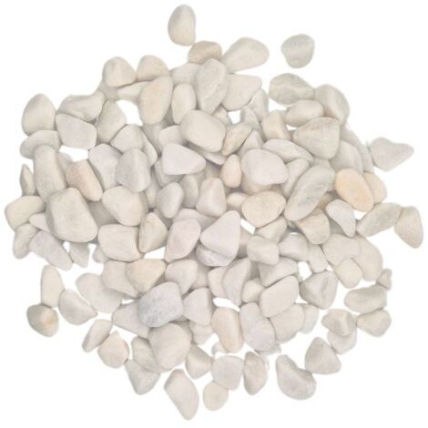 Pack +/- 1T (2 X 500Kg) Galets Blanc Pur Ø 30/60 mm - Livraison STANDARD