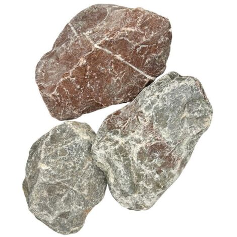 Pack +/- 1T (2 X 500Kg) Pierre à Gabion Chocolat Ø 80/150 mm - Livraison STANDARD
