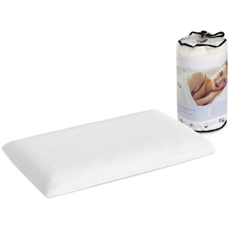 

Pack 2 Almohadas Confort 60X40 - Viscoelastica. Desenfundable. Ergonomica