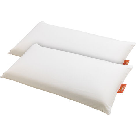 Pack 2 fundas almohada 50x90+5 cm blanco