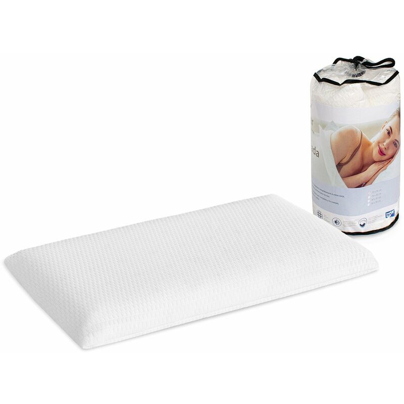 

Pack 2 Almohadas Juvenil 135x35 - 6 CM - Viscoelastica. Desenfundable. Ergonomica