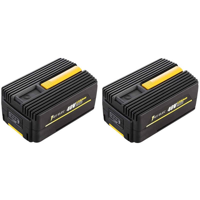 Gt Elec - Pack 2 batteries 40 Volts : 2 x capacité 2 Ah