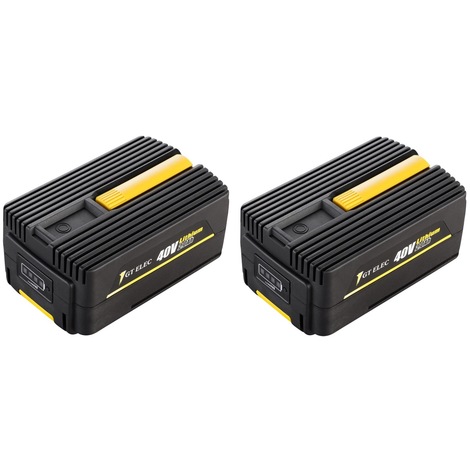 Pack 2 batteries GT ELEC 40 Volts : 2 x capacité 2 Ah