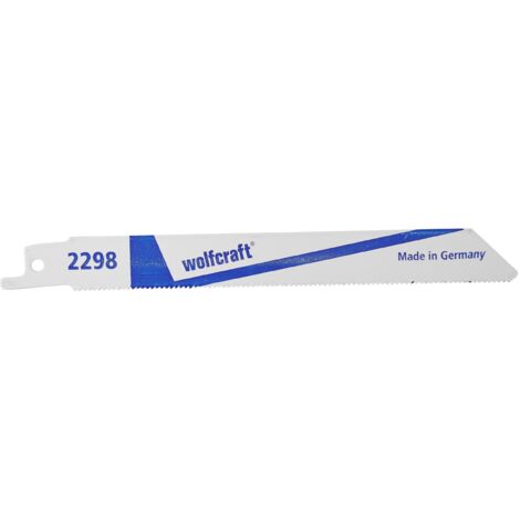 Pack 2 bim Säbelsägeblätter, Metall, dünn, Länge 150mm 2298000 wolfcraft