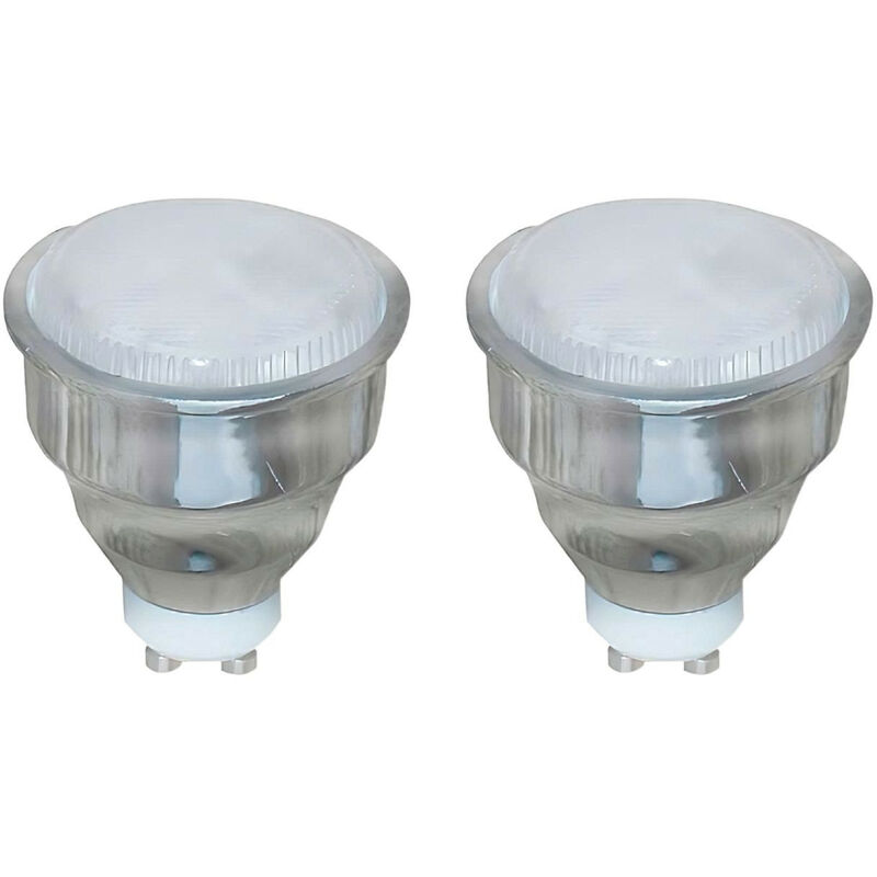 

Pack 2 Bombillas CFL Bajo Consumo Spotlight GU10 9W 400lm 2700K 7hDayron