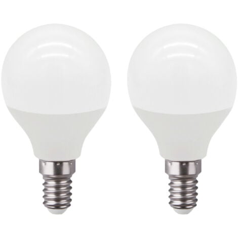 Pack 2 Bombillas LED Esférica E14 7,4W Equi.60W 806lm 15000H Raydan Home