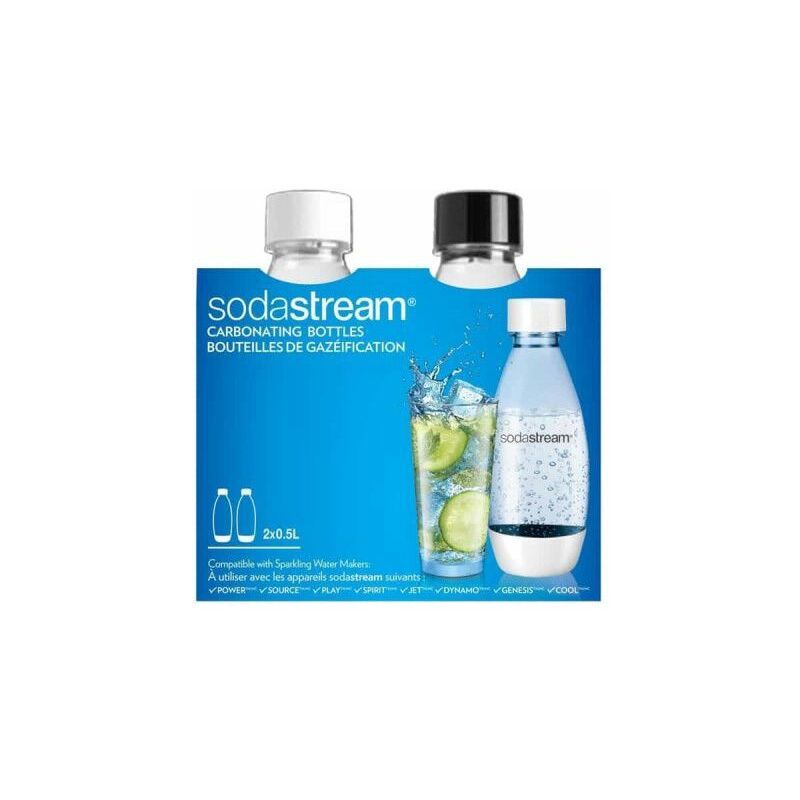 

Pack 2 Botella PET Fusible 0,5L - 3000047 - Sodastream