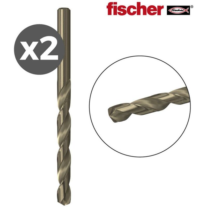 

Pack 2 brocas metal hss-co 1,5x18/40 / 2k fischer EDM 96229