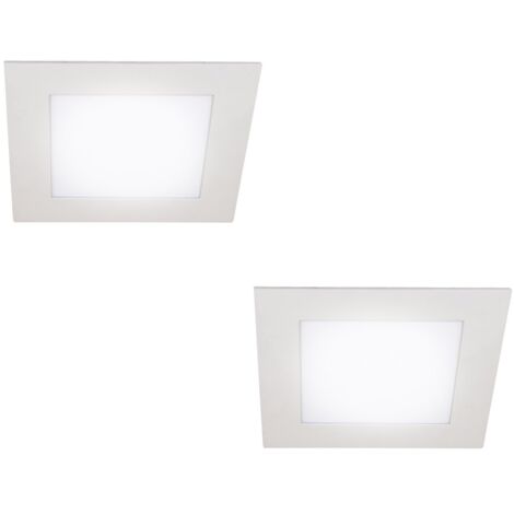 Pack 2 downlights LED blancos (18W)