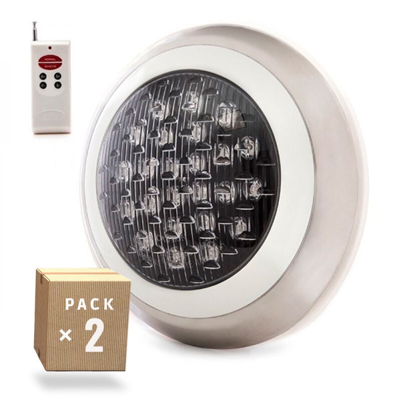 

Pack 2 Focos Piscina LED 24W Superficie Ø300Mm Multicolor Mando a Distancia 30.000H [KD-FPS-63-24W-RGB-PK2-AP] | RGB (KD-FPS-63-24W-RGB-PK2-AP)