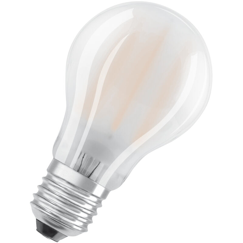 Image of LED-Lampen, klassische Kolbenform, 75 Watts Ersatz, E27, A-shape, 2700 Kelvin, Warm weiß, Klares Glas, 2-er Pack - Osram