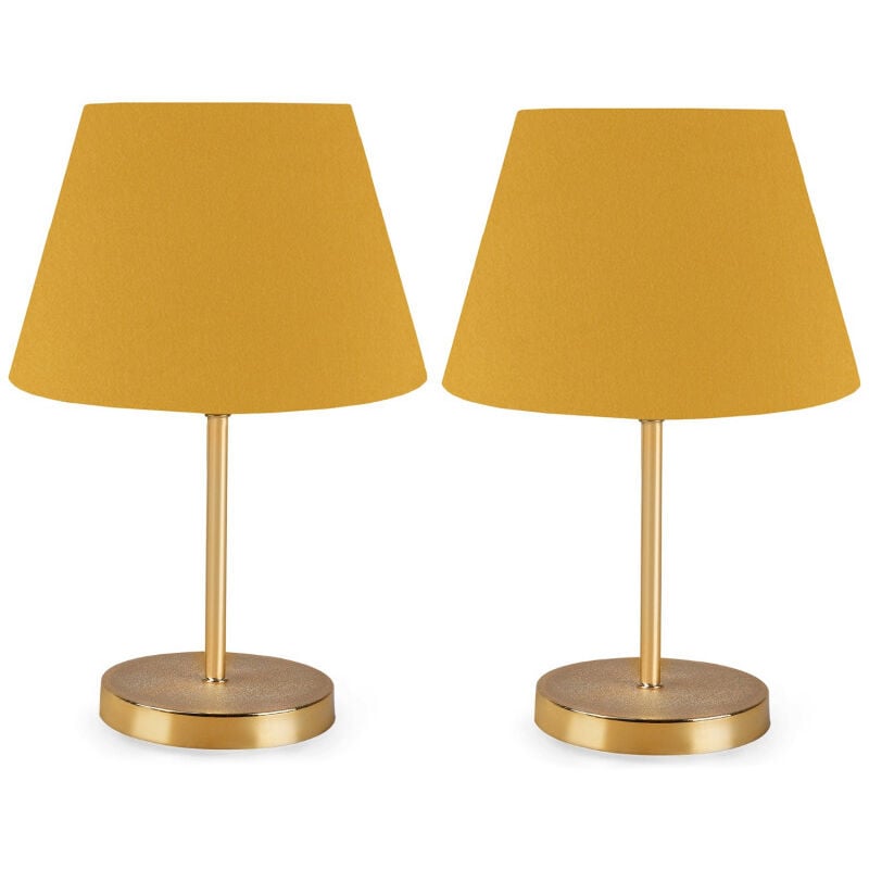 

Pack 2 Lámparas de Mesa 'Bursa' [OPV-780SGN1831] | Amarillo (OPV-780SGN1831)