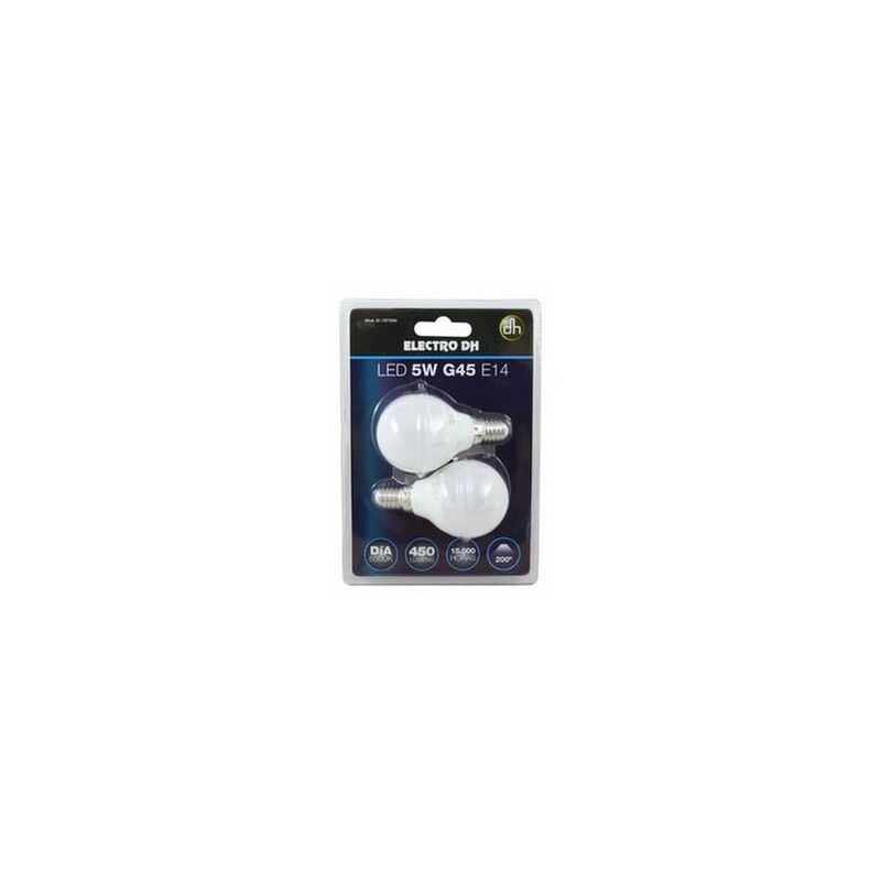 

Pack 2 Lamparas Led 5W E-14 6500K G-45