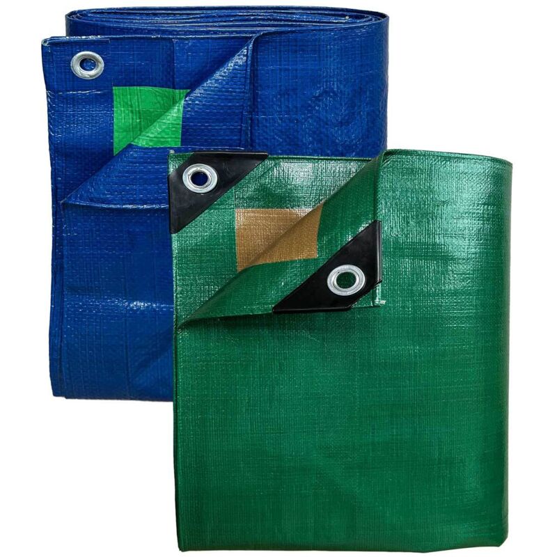 Pack 2 Lonas Protectoras TECPLAST - Top Tamanhos - 3x5m (x1) HQ250MU + 4x5m (x1) SR150MU - Lonas impermeables - PD5MU