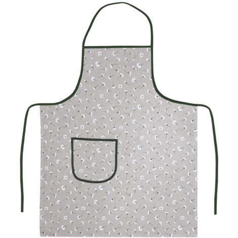 Pack 2 Pezzi Grembiule Alto Pettorina Cucina Chef Casa Con Tasche Margheritine
