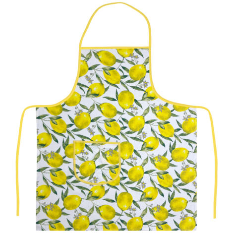 Pack 2 Pezzi Grembiule Alto Pettorina Cucina Chef Casa Con Tasche Peschiera