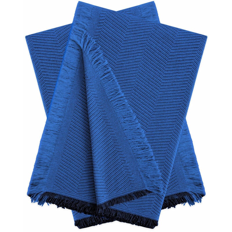 

Pack 2 Plaids Multiusos Espiga Azul 230x260 cm