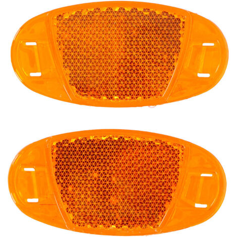 Pack 2 reflectores 7x3.5cm dunlop
