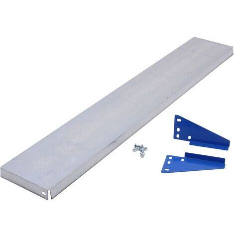 PACK. 2 REPISAS AZUL + BANDEJA 900X200