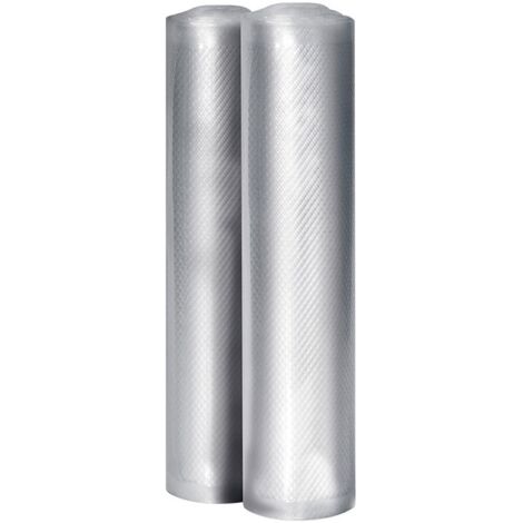 Pack 2 Rollen pe+pa für Verpackungsmaschine ref: 07586 Breite 28cm lang 3m edm edm