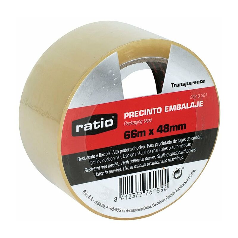 

Ratio - PRECINTO EMBAL. TRANSPARENTE 48MMX66M.