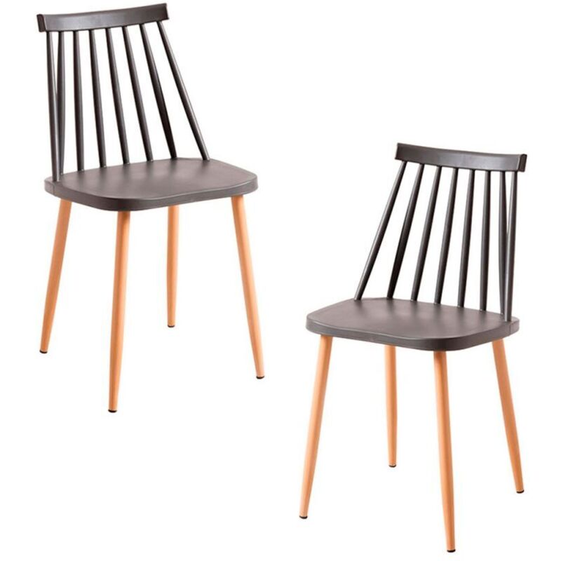 

Packs Sillas Comedor - Pack 2 Sillas Bik - Gris