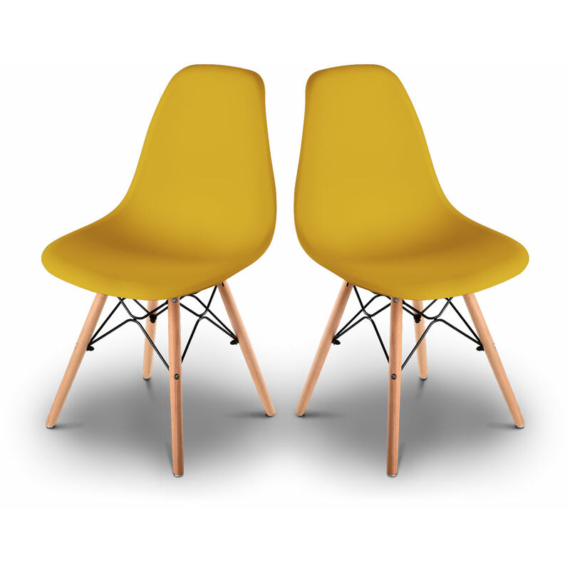 

Pack 2 sillas de comedor, silla tower, sillas para salon, comedor, oficina, dormitorio o terraza, silla de escritorio, sillas tower basic, silla