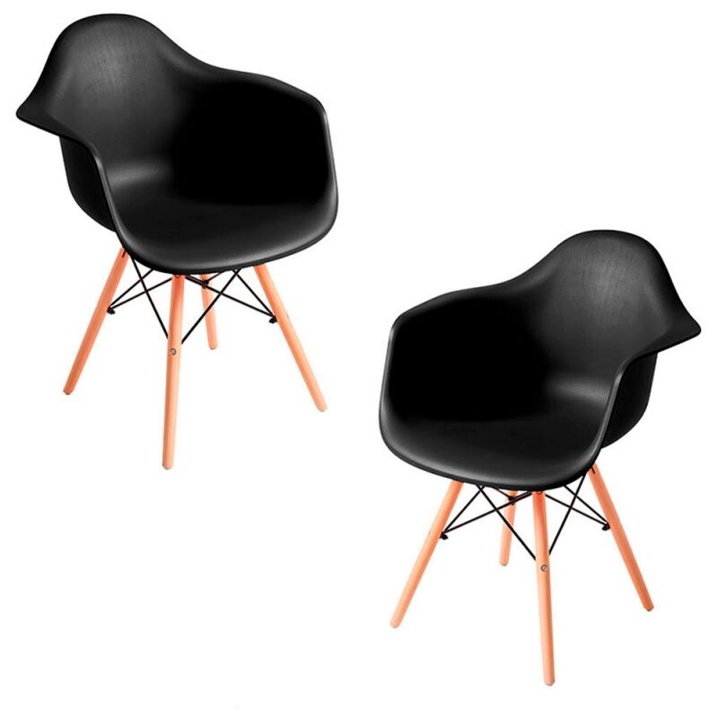 

Packs Sillas Comedor - Pack 2 Sillas Dau - Negro