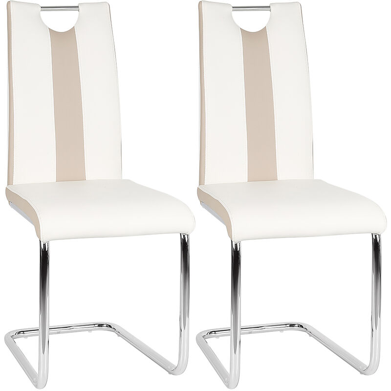 

Pack 2 Sillas de Comedor |Sillas cantilever Mesa de comedor con arco silla de cocina cocina silla de bar