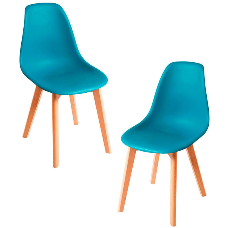 

Packs Sillas Comedor - Pack 2 Sillas Kelen - Verde azulado
