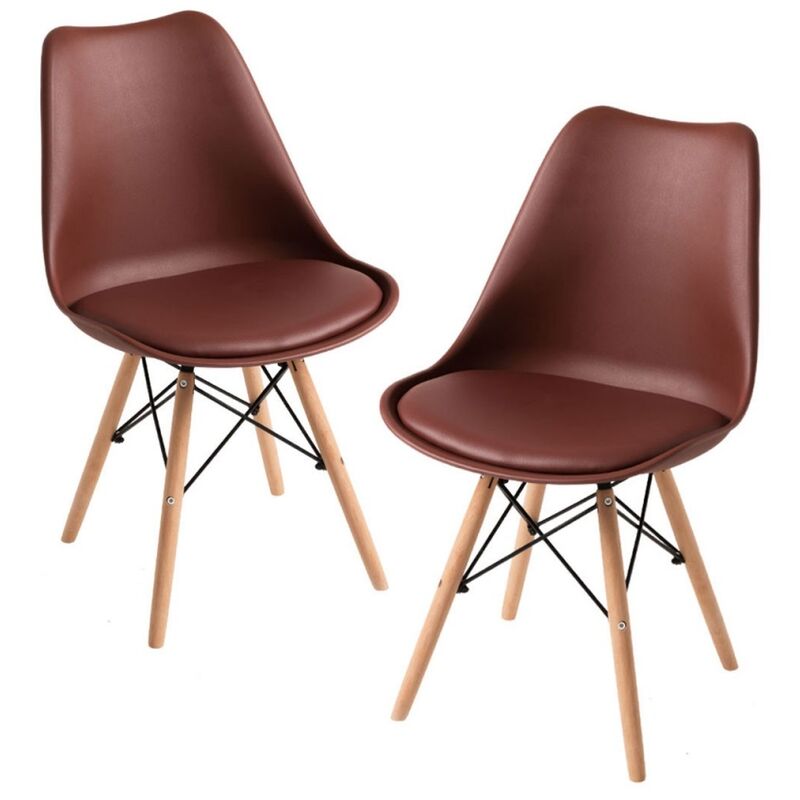 

Packs Sillas Comedor - Pack 2 Sillas Tilsen - Marrón