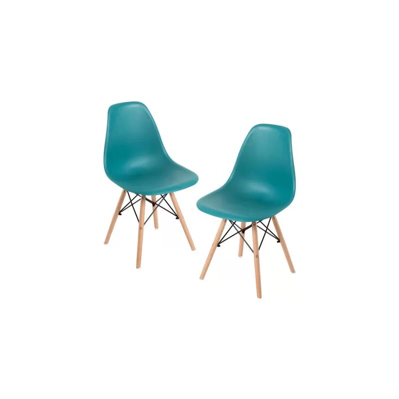 

Packs Sillas Comedor - Pack 2 Sillas Tower Basic - Verde azulado