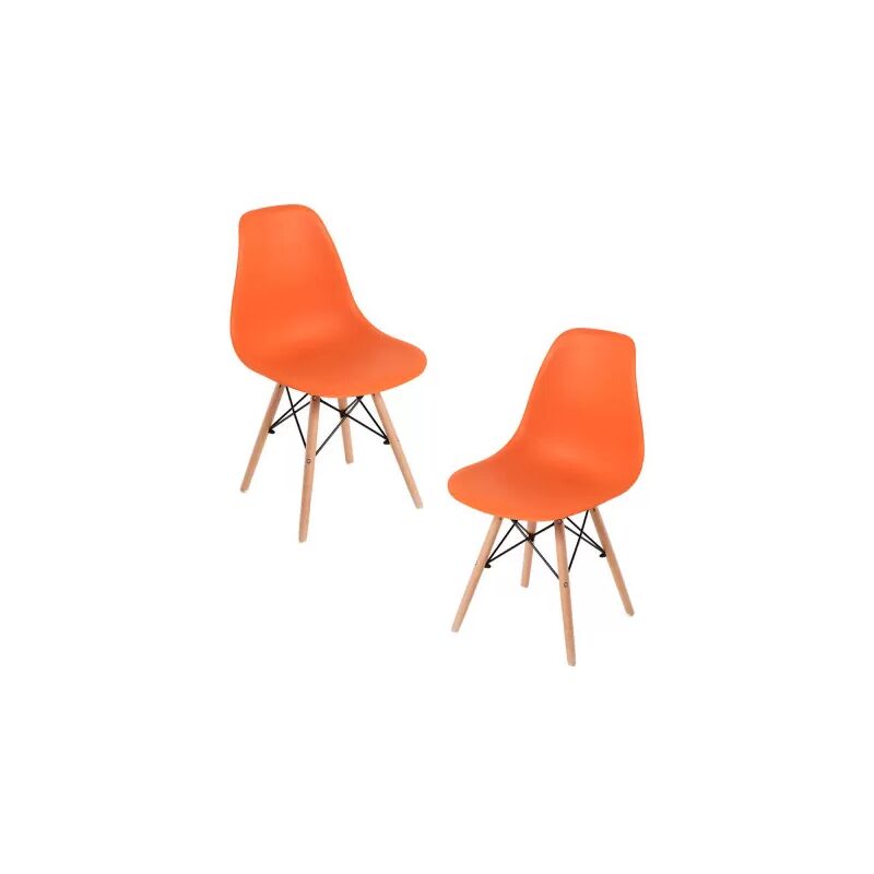 

Packs Sillas Comedor - Pack 2 Sillas Tower Basic - Naranja