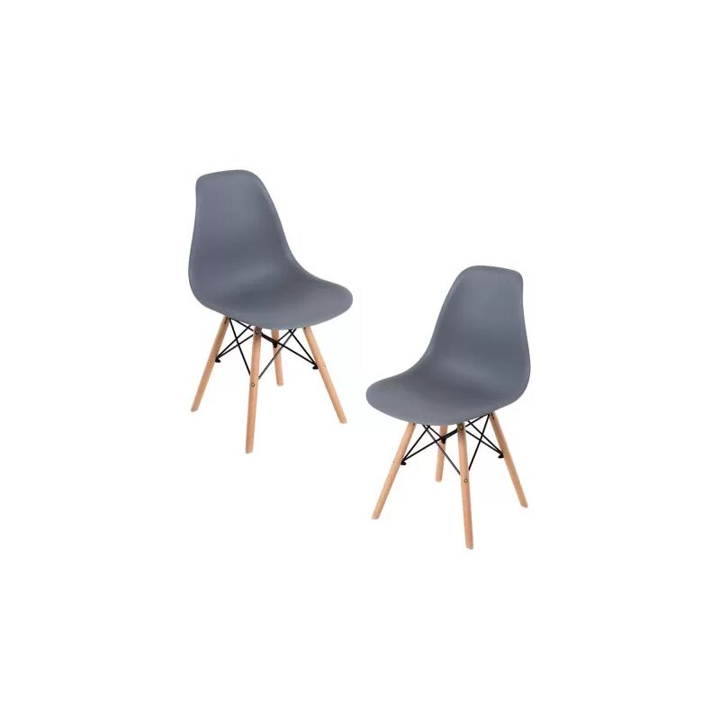 

Packs Sillas Comedor - Pack 2 Sillas Tower Basic - Gris oscuro