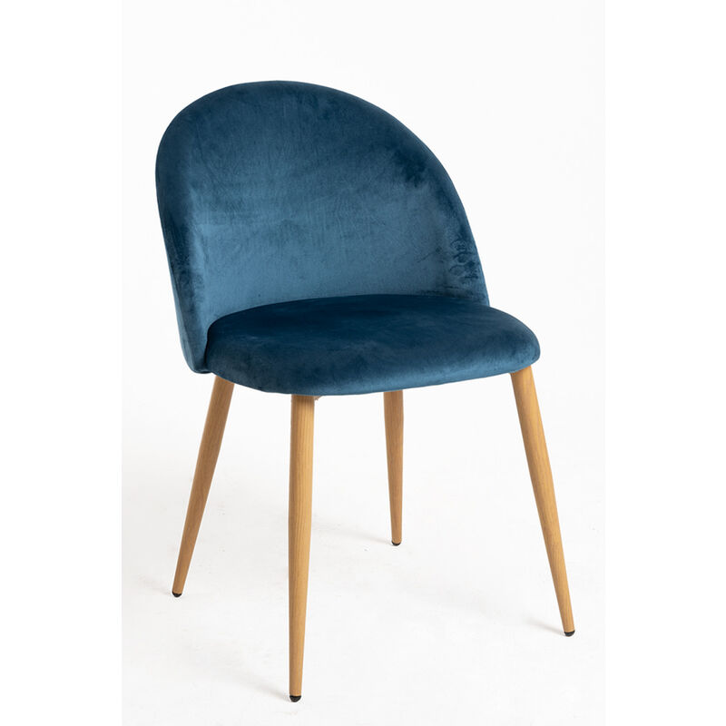 

Packs Sillas Comedor - Pack 2 Sillas Vint Terciopelo - Azul marino