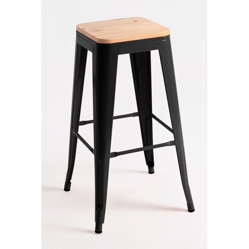 

Packs Taburetes Altos - Pack 2 Taburetes Torix Madera Natural - Negro