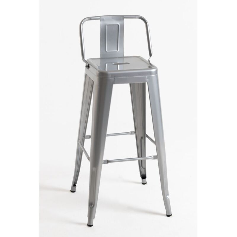 

Packs Taburetes Altos - Pack 2 Taburetes Torix Respaldo - Gris metalizado