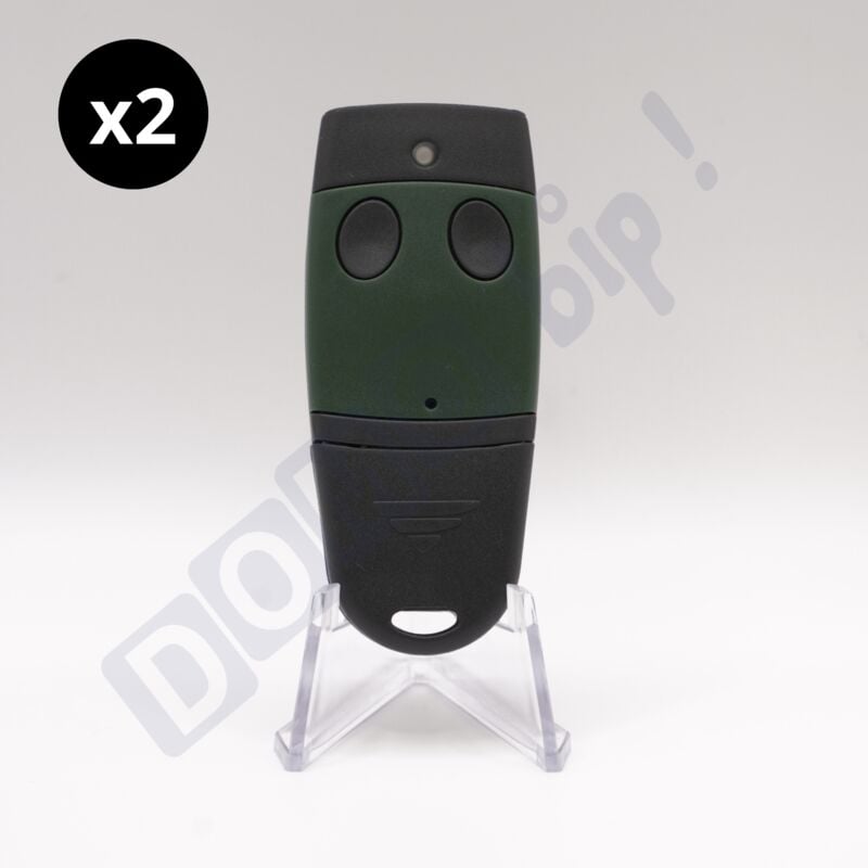 Lot de 2 Nouvelles Télécommandes Cardin S449QZ2 TXC4492P0 - 2 Canaux en 433.92MHz pour Portail et Garage - Sécurité Rolling Code