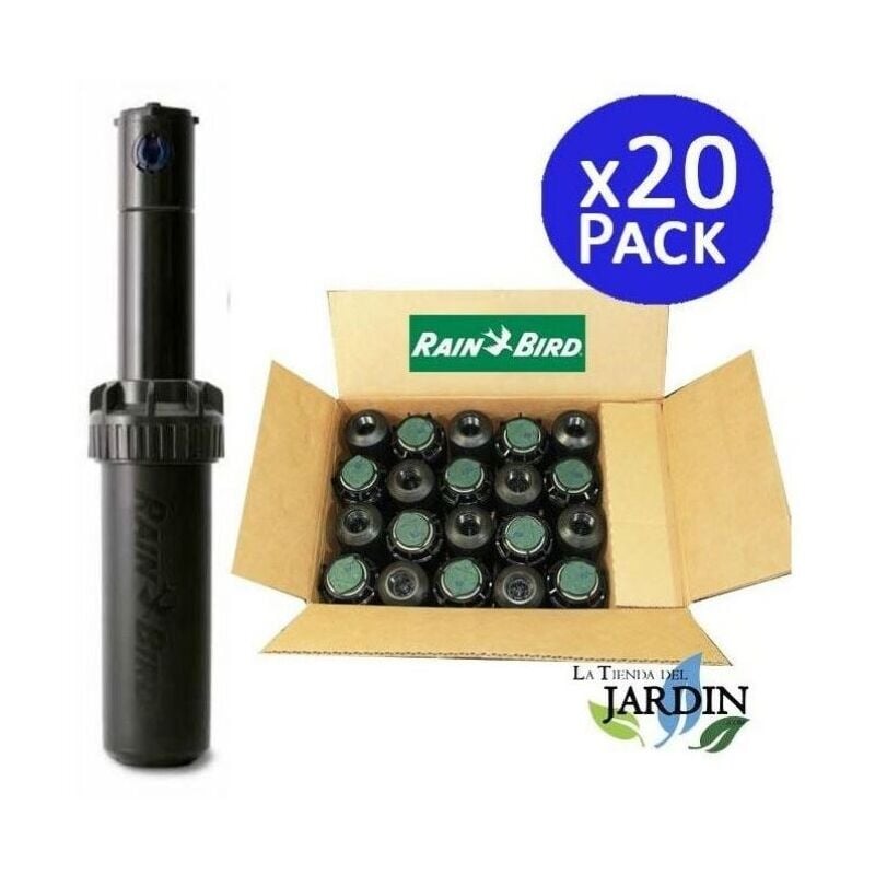 

Pack 20 x Aspersor Rain Bird 5004-Plus 3/4', Alcance 7,6 a 15,2 m