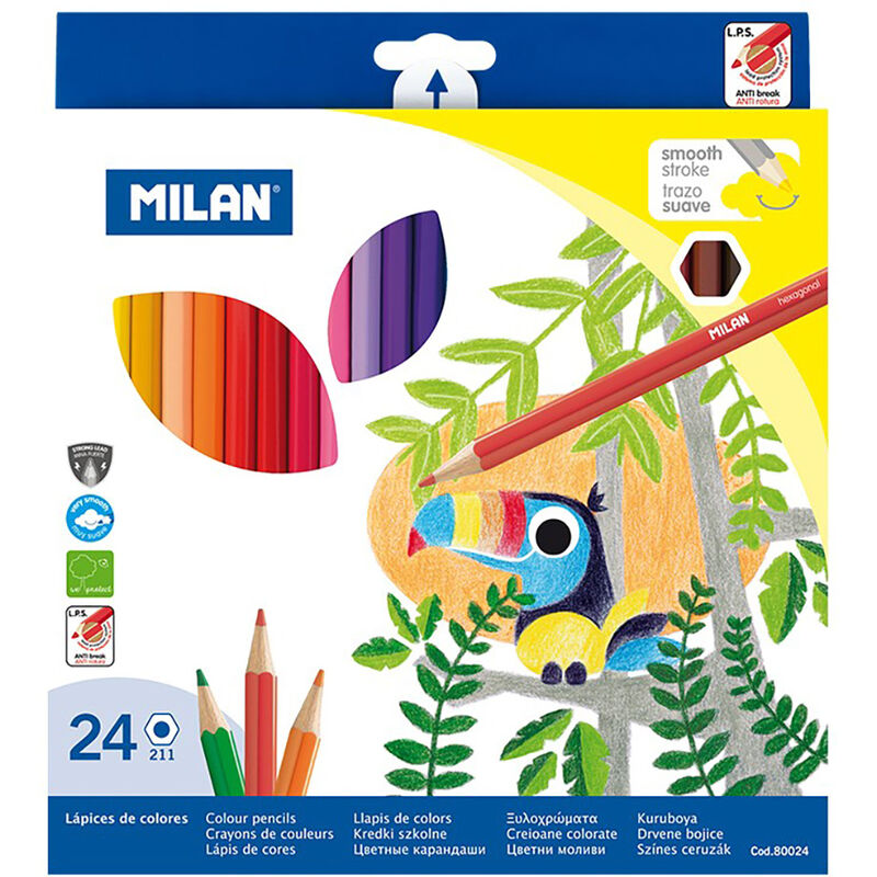 

Pack 24 lapices de colores - Milan