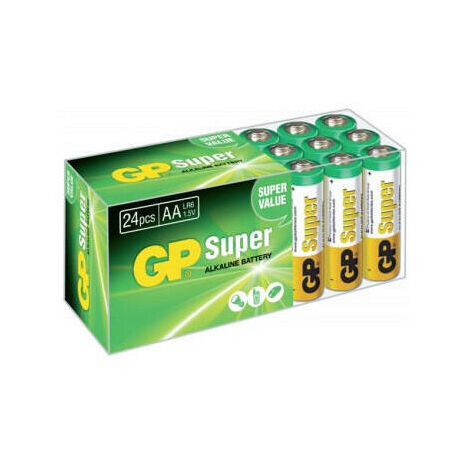 GP Batteries GP260DHB 2600mAh 1.2V - Batería/Pila alcalina (Radio, D, Verde, Plata, Ampolla)