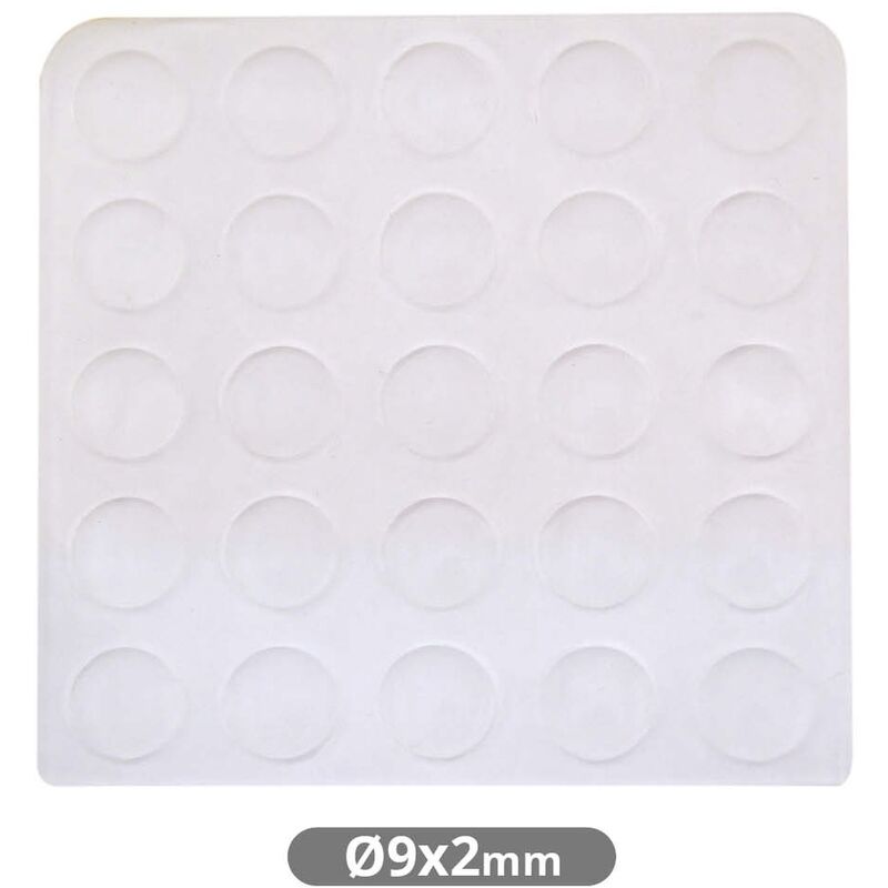 

Pack 25 gotas protectoras adhesivas 2mm Ø9mm
