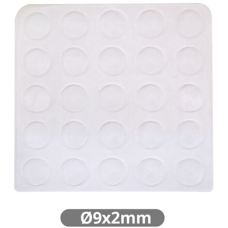 Pack 25 gotas protectoras adhesivas 2mm Ø9mm GSC 003802785