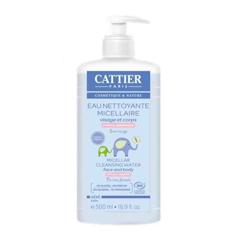 

Agua micelar cara y cuerpo para bebés Cattier, 500 ml