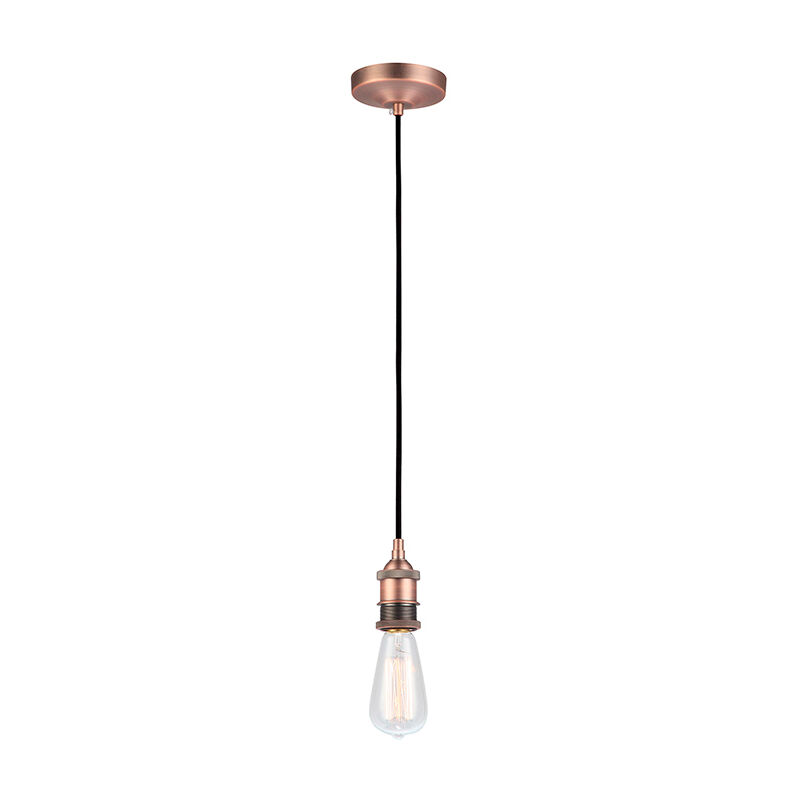 

Pack 2X Pendel Metal 1xE27 Cobre Mate