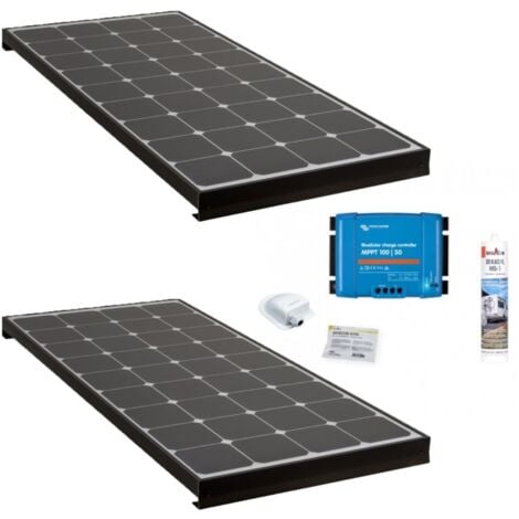 Kit panneau solaire 150W 12V Batterie 150Ah AGM Régulateur de