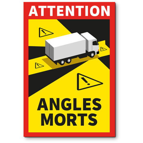 Pack 3 adhesivos angles morts 17x25cm