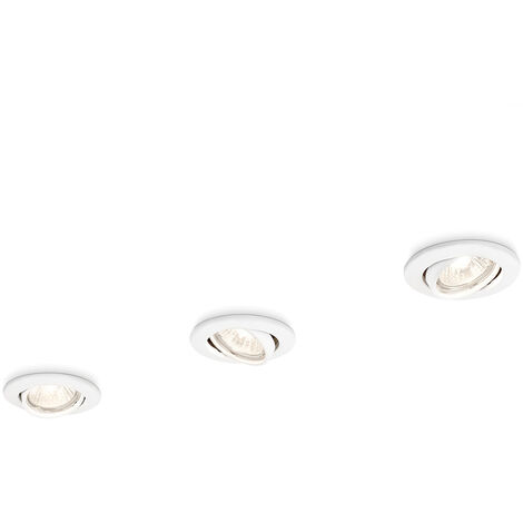 Plafón 3 focos LED Philips Pongee 50583/31/PN 5,5W