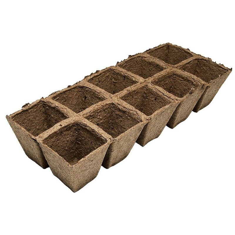 

Pack 3 bandejas de 10 macetas 6x6