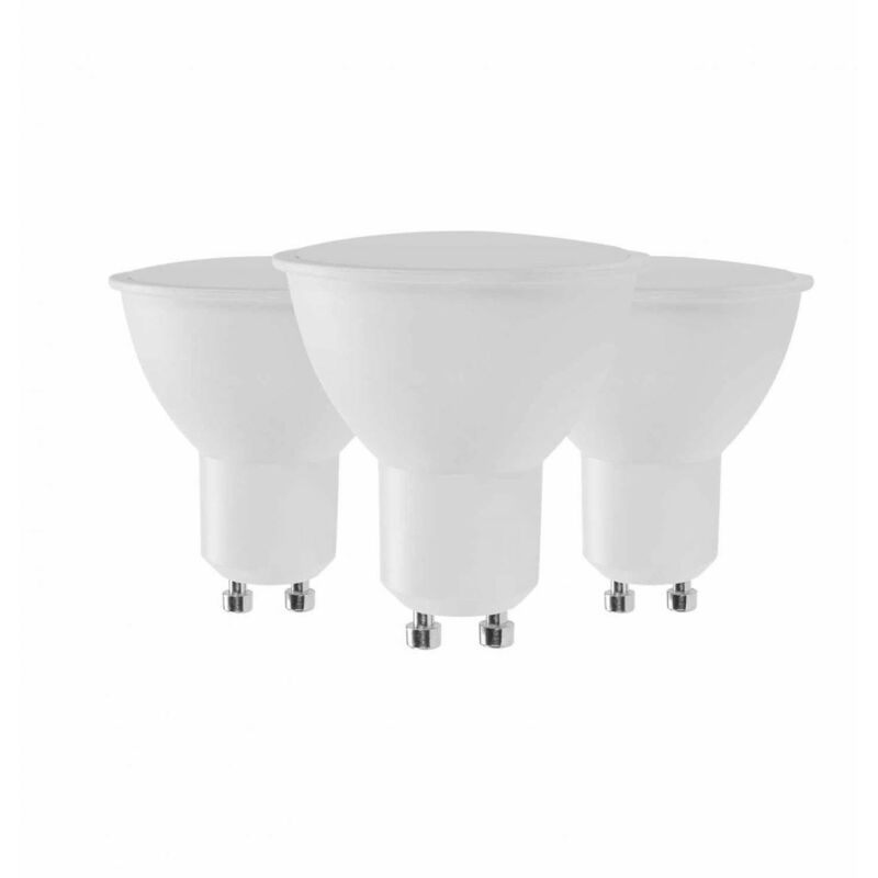 

Pack 3 Bombillas LED GU10 Spotlight 6W Equi.50W 540lm Luz Fría Raydan Home